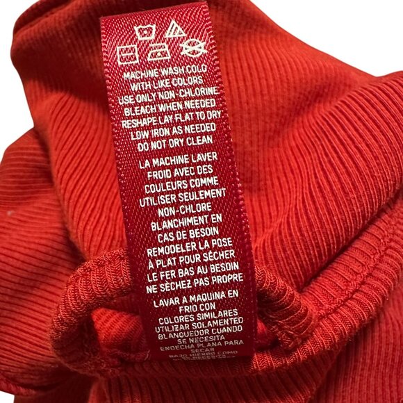 SKIMS Soft Lounge Ribbed Button Front Top M Brick Modal Stretch Loungewear Shirt - Picture 5 of 6